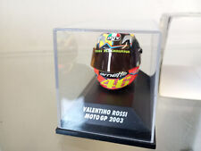 MINICHAMPS / MOTO GP 2003 - VALENTINO ROSSI - 1/8 SCALE MODEL HELMET