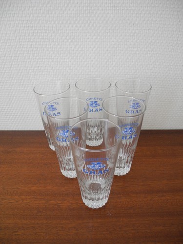 Lot glasses anisette grass - lot, 6
