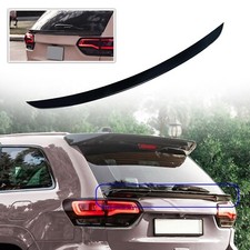 1pc Gloss Black Rear Spoiler Lip Middle Wing For Jeep Grand Cherokee SRT 12-21
