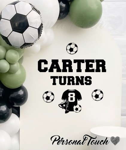 Personalised birthday football - personalised,