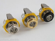 Stereo jack socket chrome - stereo,