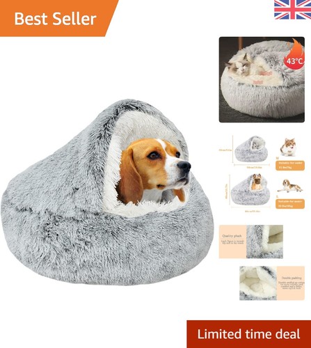 Comforting round pet bed - round,