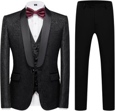 Mens Suits 3 Piece Tuxedo Slim