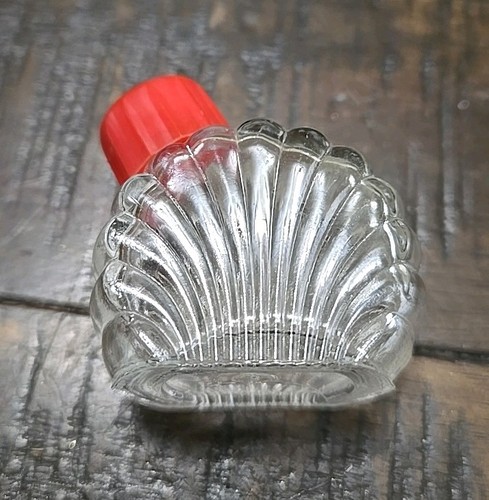 Vintage mini glass sea - glass, shell