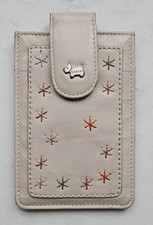 Radley Cream/Beige Cardholder Slim Wallet - Dog & Embroidery Stars