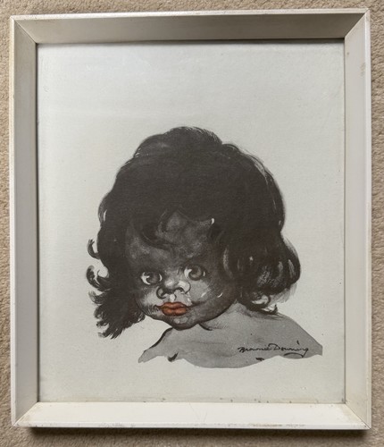 Vintage brownie downing framed - brownie,