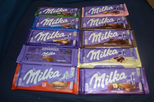 Bars milka chocolate - 10,