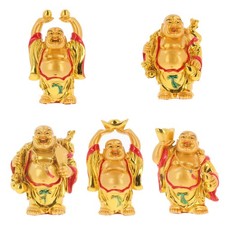 Happy Buddha Statue Golden