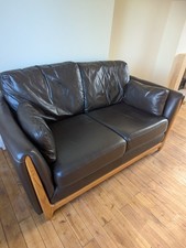Ercol leather sofa - 2 seater