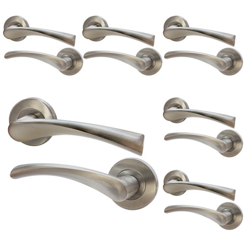 Satin nickel internal door - nickel,
