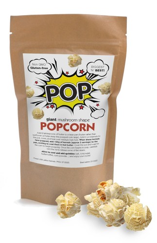 Raw popping corn large - popping,