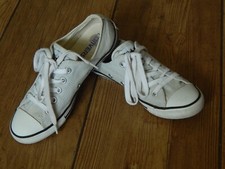 CONVERSE ALL STAR DAINTY OX LOW GREY SHOES TRAINERS ,UK 3