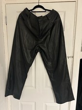 Primark wide leg leather