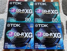 4x TDK CD-RXG80ED CD-RXG74ED