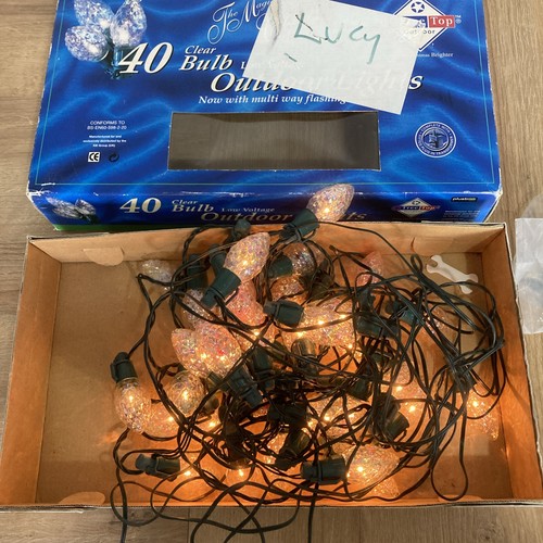 Push bulb fairy lights - bulb,