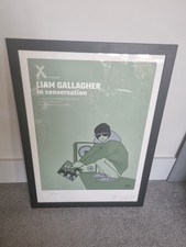 Rare Pete Mckee  Liam Gallagher Oasis  At The Ethiad Stadium 16/10/16 Signed