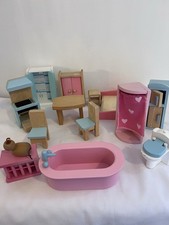 Selection Of Wooden Dolls House Furniture Some ELC