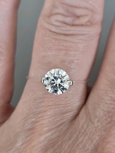 1ct moissanite invisible - moissanite,