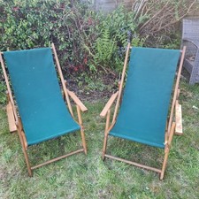Vintage Wooden Folding Green