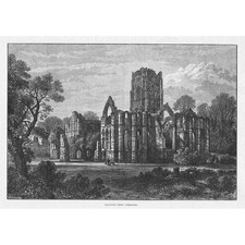 FOUNTAINS ABBEY Ruined