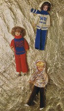 Knitting pattern copy 2151.   Dolls clothes outfits for Sindy Barbie etc. 4ply