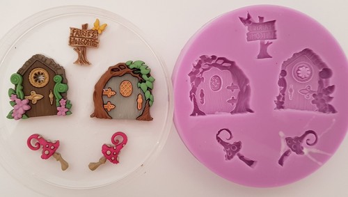 Fairy doors and mushrooms - fairy,