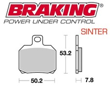 828CM56 REAR brake pads for