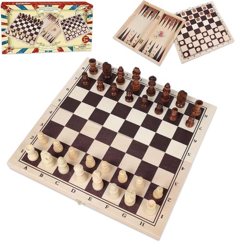 Wooden chess checker and - checker,