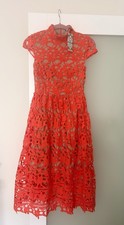 Boohoo Boutique Orange Lace
