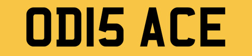 Number plate private - od,