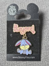 Disney Eeyore Pin Dangle Cuties Dangle Style 2006 New On Card Rare