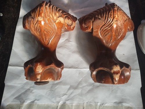 Vtg pair fancy - of, ornate
