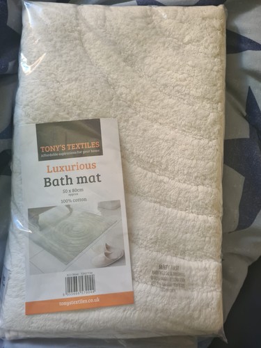 Luxurious cream bath mat 100 - luxurious, 100%