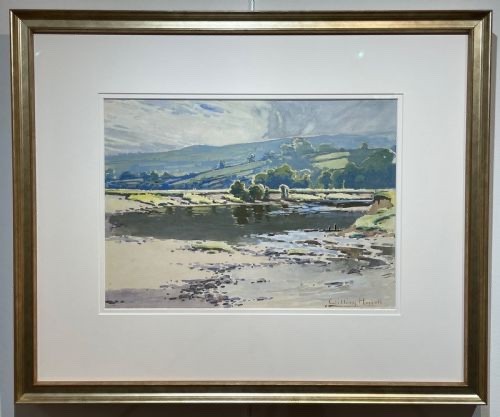 Antique watercolour painting - antique,