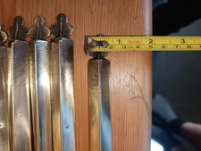 16 Antique Brass Stair Rods