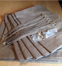 Camper Van Curtain Set,VW BROWN Both Sides T3/T25,Blackout/Thermal/Magnets