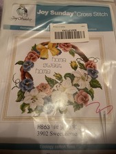 Joy Sunday 3902  -SWEET HOME - Counted Cross Stitch Kit  - 35 x 33 cm