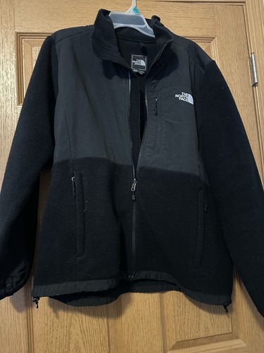 North face black jacket - face,