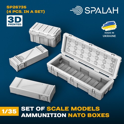 Military ammo boxes 35 - ammo, 1/35