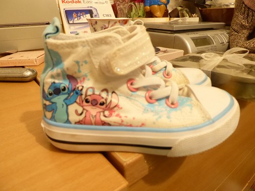 Disney girls stitch trainers - girls,