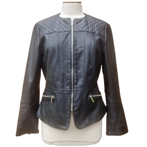 Zara faux leather jacket - faux,