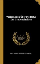 Vorlesungen �ber Die Natur Der Irrationalzahlen (Hardback or Cased Book)