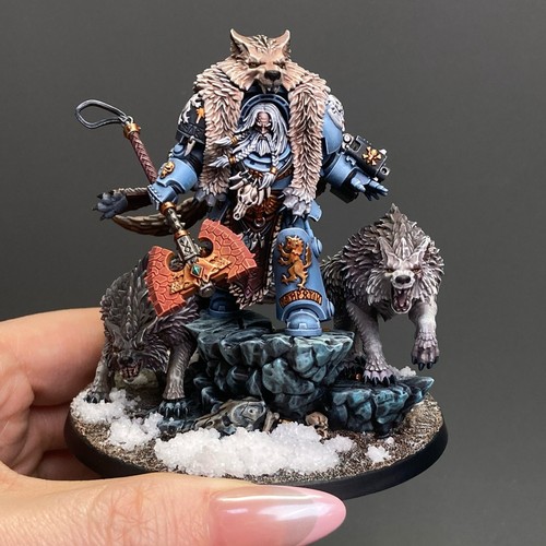 Painted space marines logan - space,