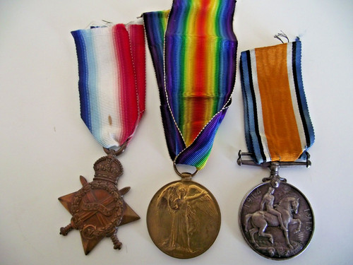 Ww1 medal trio - ww1, to