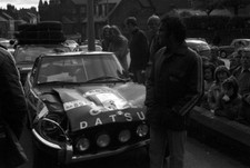 Shekhar Mehta in front of his