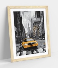 YELLOW CAB IN NEW YORK CITY-