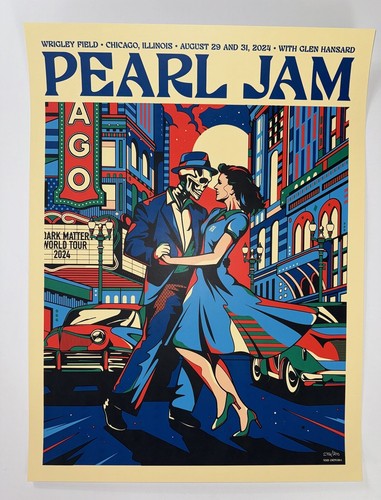 Pearl jam poster - jam, wrigley