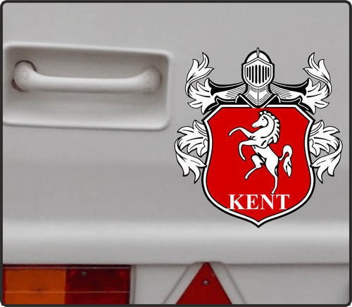 Kent county shield caravan - kent,