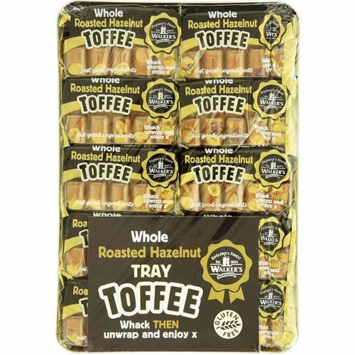 Walkers hazelnut toffee tray - walkers,