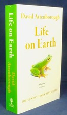 Life on Earth By David Attenborough - SIGNED 2023 Pbk edition -As New copy